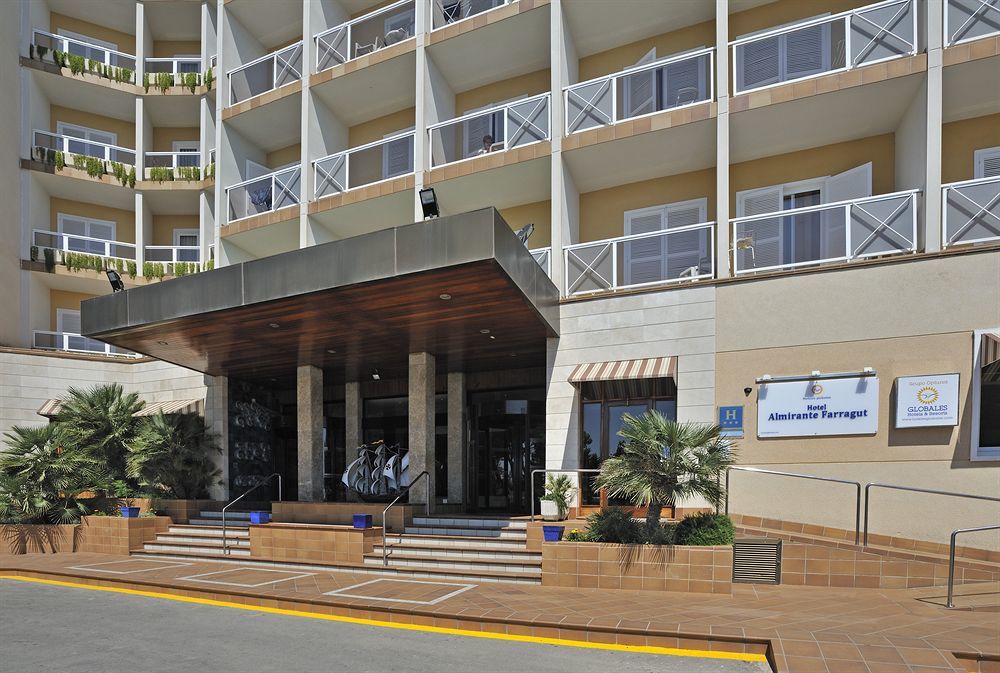 Globales Almirante Farragut Cala'N Blanes (Menorca) Exterior foto